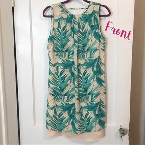 H&M Tropical Palm Short Dress
